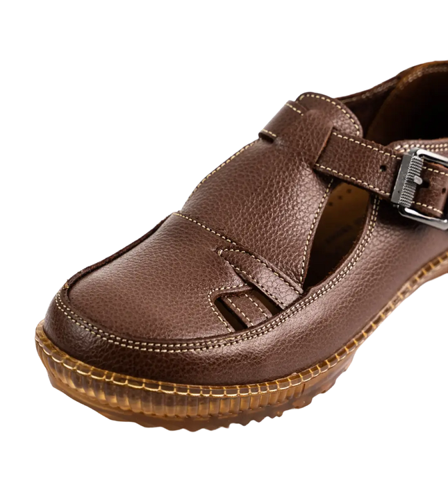 كود ١٠٠٧ حذاء من الجلد الطبيعي