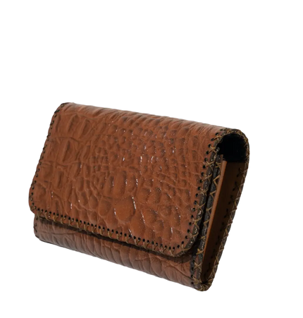 كود F3 محفظة مصنوعة من الجلد الطبيعي صناعة يدوية