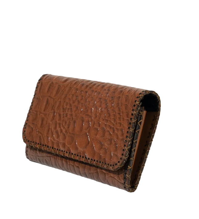 كود F3 محفظة مصنوعة من الجلد الطبيعي صناعة يدوية