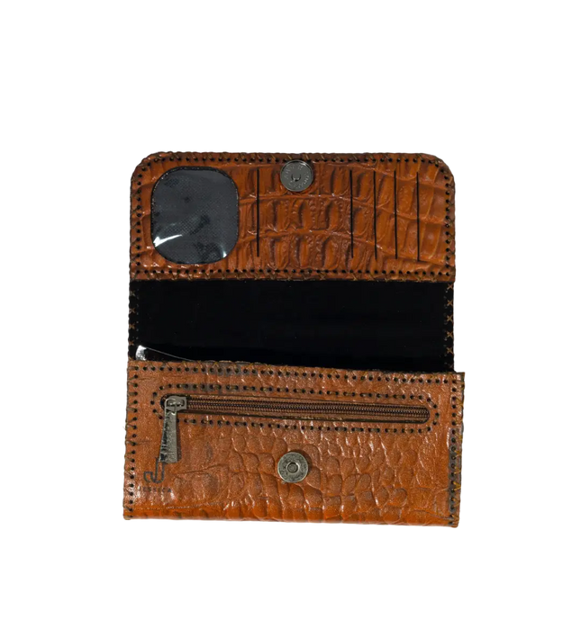 كود F3 محفظة مصنوعة من الجلد الطبيعي صناعة يدوية