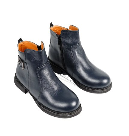 كود ٥٣٧ حذاء هاف بوت من الجلد الطبيعي