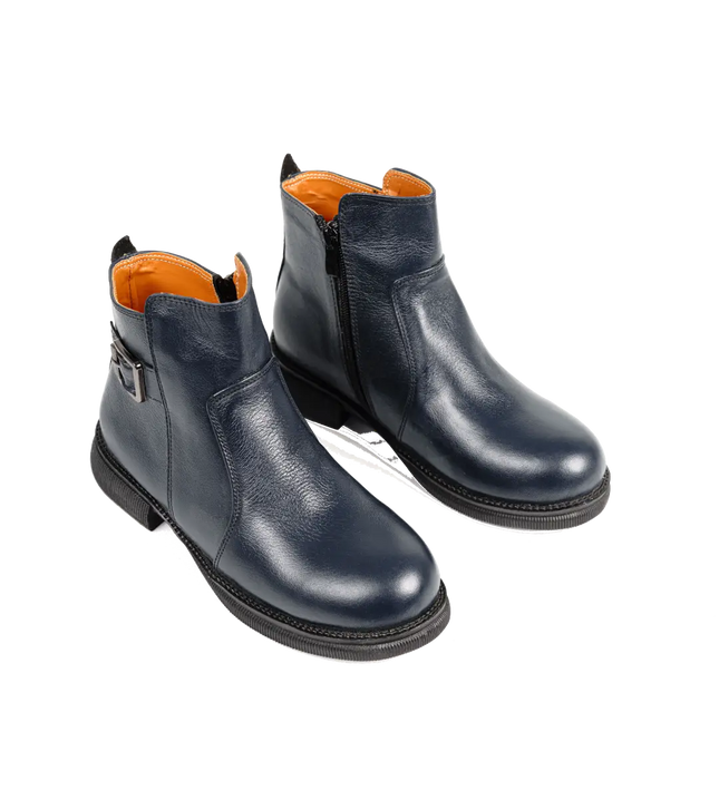 كود ٥٣٧ حذاء هاف بوت من الجلد الطبيعي