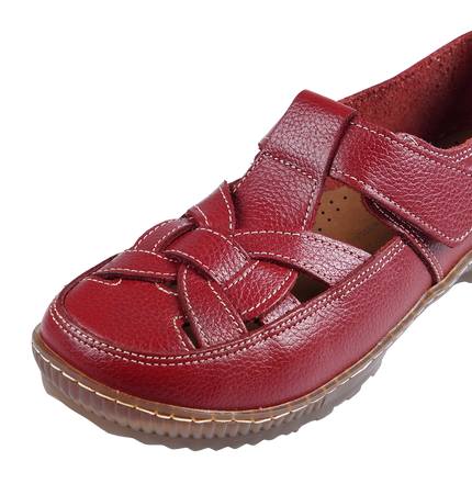 1008 Women Genuine Leather Orthopedic Shoes – Comfortable Wide Fit Walking Shoes