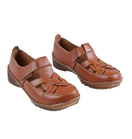 1008 Women Genuine Leather Orthopedic Shoes – Comfortable Wide Fit Walking Shoes