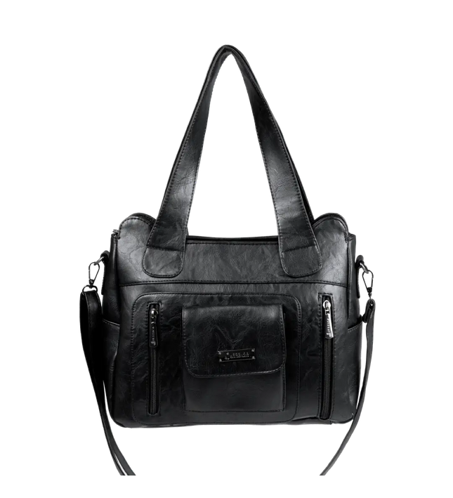 M200 Large Women Shoulder Bag with Crossbody Strap – Practical Imported Leather Bag