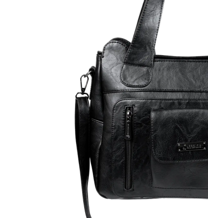 M200 Large Women Shoulder Bag with Crossbody Strap – Practical Imported Leather Bag