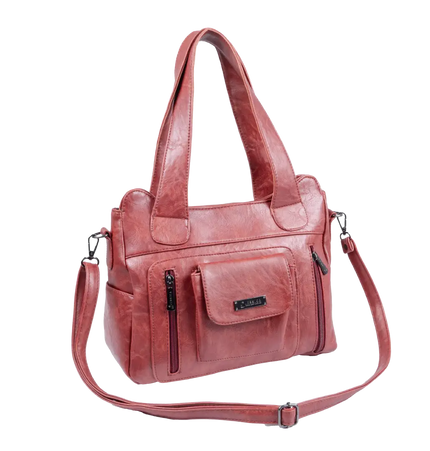 M200 Large Women Shoulder Bag with Crossbody Strap – Practical Imported Leather Bag