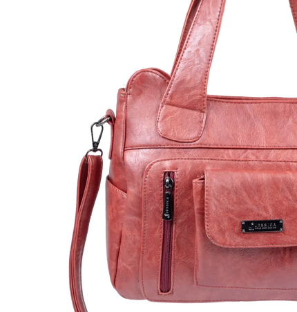 M200 Large Women Shoulder Bag with Crossbody Strap – Practical Imported Leather Bag