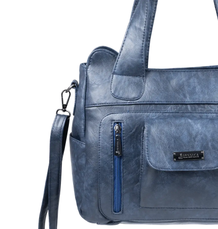 M200 Large Women Shoulder Bag with Crossbody Strap – Practical Imported Leather Bag