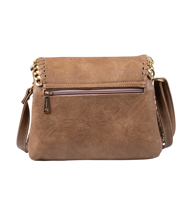 شنطة كروس حريمي صغيرة موديل S93 جلد مستورد – شنطة عملية يومية 