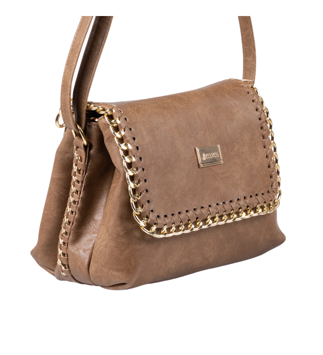 شنطة كروس حريمي صغيرة موديل S93 جلد مستورد – شنطة عملية يومية 