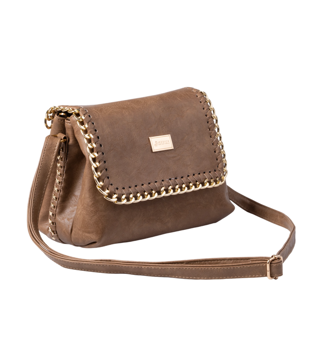 شنطة كروس حريمي صغيرة موديل S93 جلد مستورد – شنطة عملية يومية 