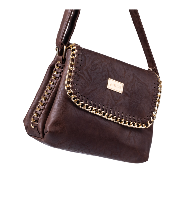 شنطة كروس حريمي صغيرة موديل S93 جلد مستورد – شنطة عملية يومية 