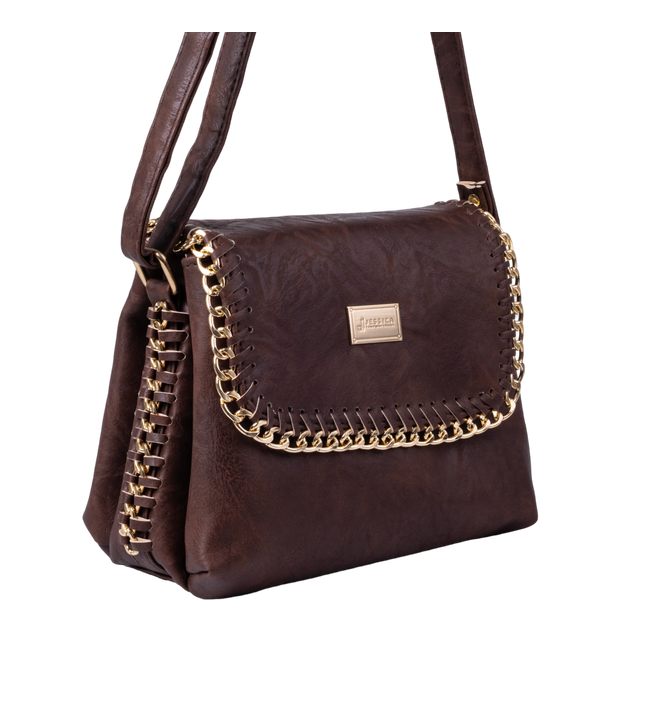 شنطة كروس حريمي صغيرة موديل S93 جلد مستورد – شنطة عملية يومية 