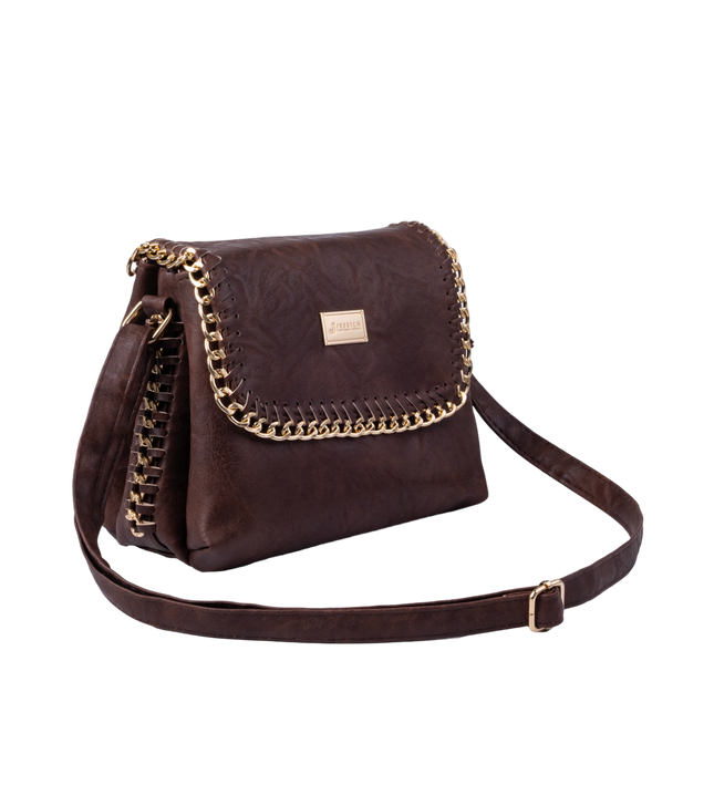 شنطة كروس حريمي صغيرة موديل S93 جلد مستورد – شنطة عملية يومية 