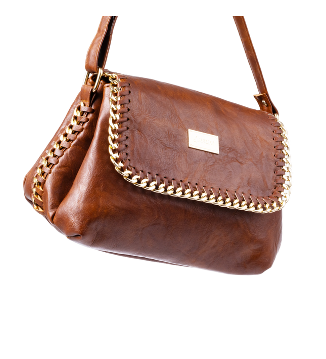 شنطة كروس حريمي صغيرة موديل S93 جلد مستورد – شنطة عملية يومية 