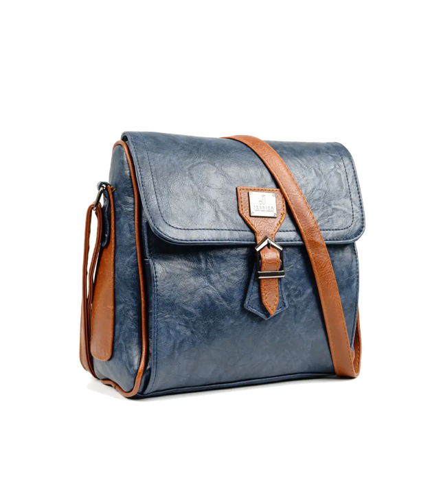 كود S021 شنطة كروس من الجلد الإيطالي