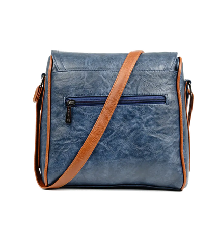 كود S021 شنطة كروس من الجلد الإيطالي