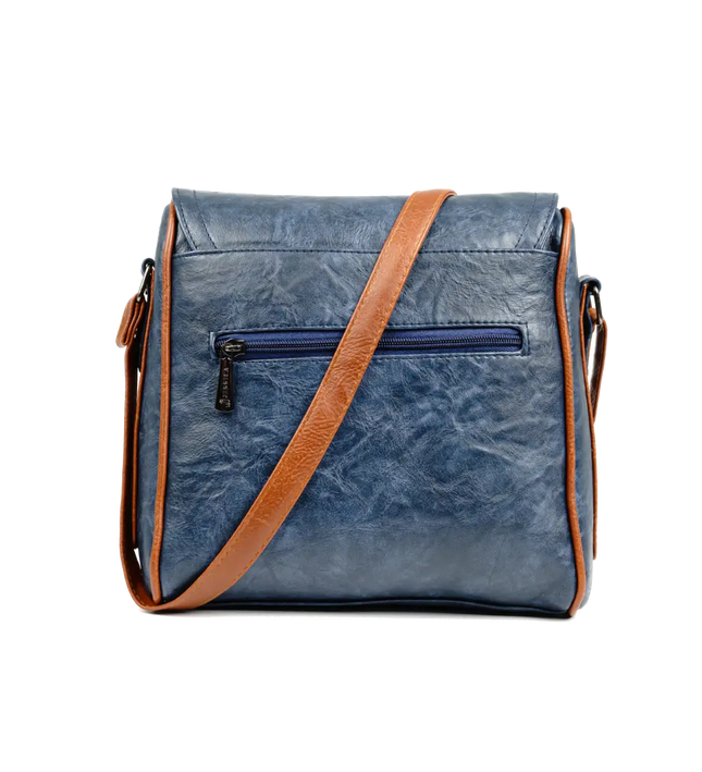 كود S021 شنطة كروس من الجلد الإيطالي