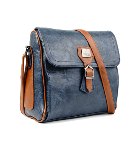 كود S021 شنطة كروس من الجلد الإيطالي