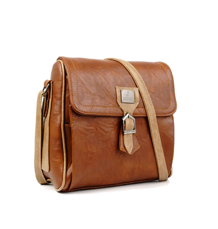 كود S021 شنطة كروس من الجلد الإيطالي