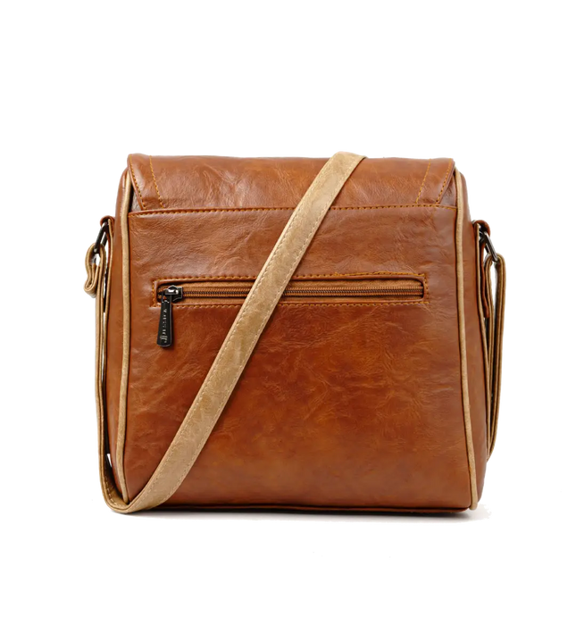 كود S021 شنطة كروس من الجلد الإيطالي