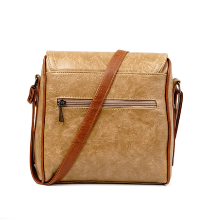 كود S021 شنطة كروس من الجلد الإيطالي