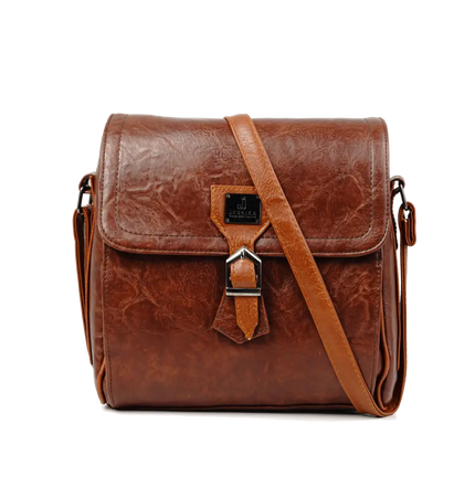 كود S021 شنطة كروس من الجلد الإيطالي