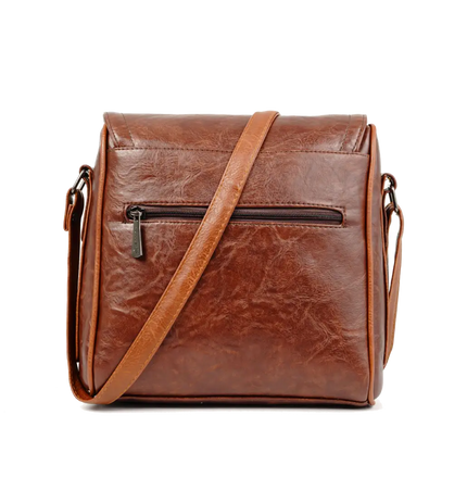 كود S021 شنطة كروس من الجلد الإيطالي