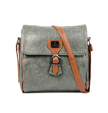 كود S021 شنطة كروس من الجلد الإيطالي