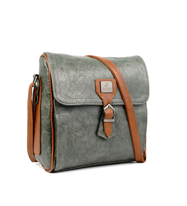 كود S021 شنطة كروس من الجلد الإيطالي