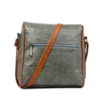 كود S021 شنطة كروس من الجلد الإيطالي