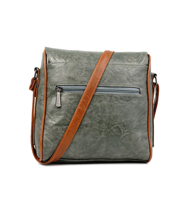 كود S021 شنطة كروس من الجلد الإيطالي