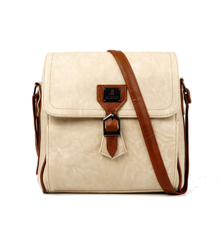 كود S021 شنطة كروس من الجلد الإيطالي