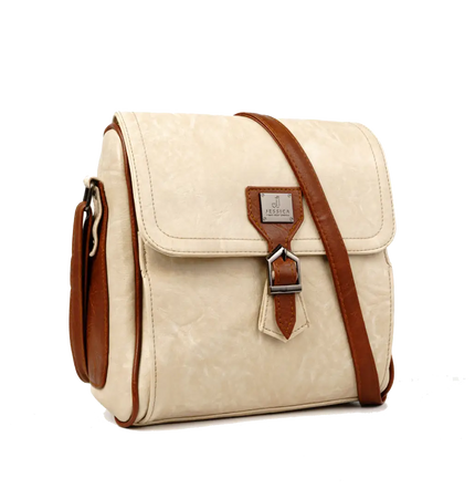 كود S021 شنطة كروس من الجلد الإيطالي