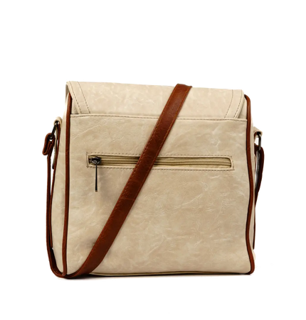 كود S021 شنطة كروس من الجلد الإيطالي