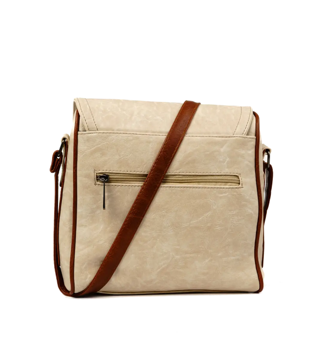 كود S021 شنطة كروس من الجلد الإيطالي