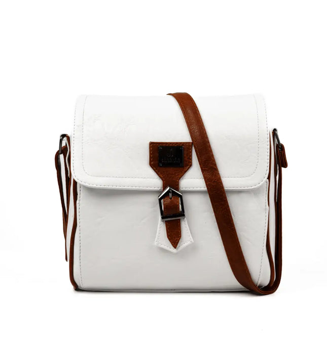 كود S021 شنطة كروس من الجلد الإيطالي