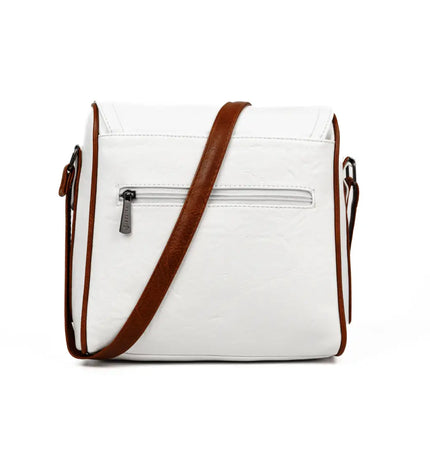 كود S021 شنطة كروس من الجلد الإيطالي