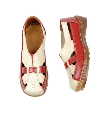 كود ١٠٠١ حذاء من الجلد الطبيعي