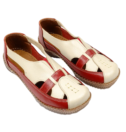 كود ١٠٠١ حذاء من الجلد الطبيعي