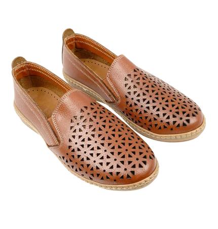 كود 128 حذاء من الجلد الطبيعي