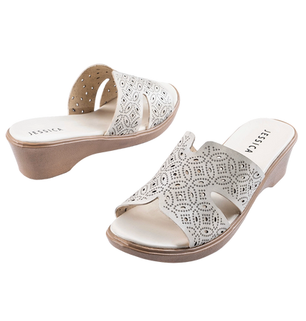 9070 Women Genuine Leather Sabot – Comfortable 3cm Heel Daily Shoes