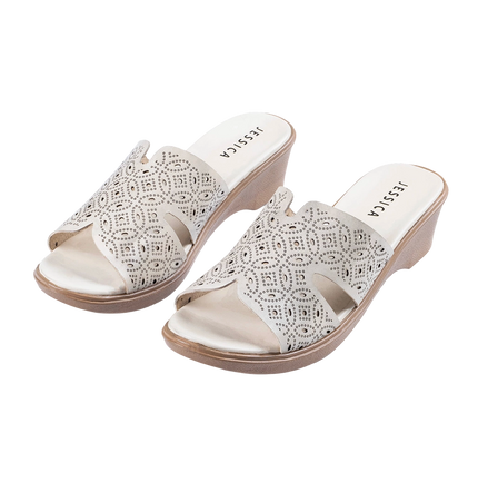 9070 Women Genuine Leather Sabot – Comfortable 3cm Heel Daily Shoes