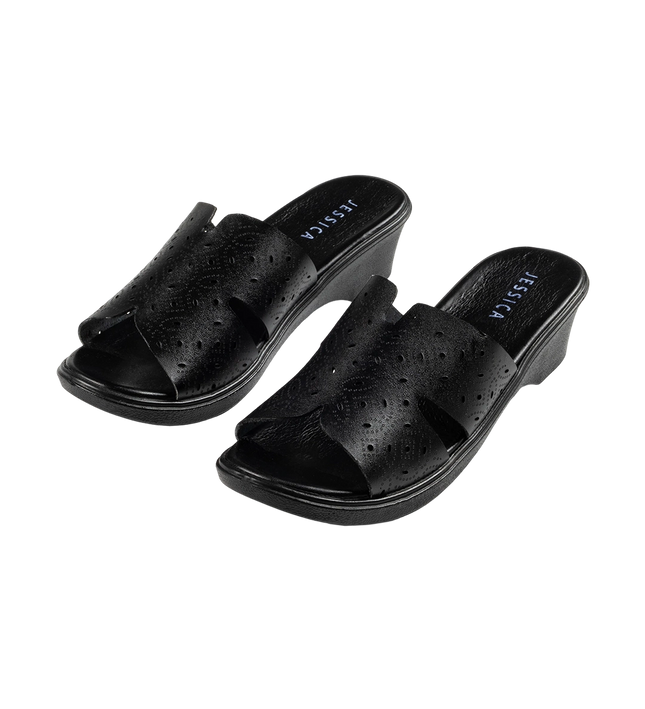 سابو حريمي جلد طبيعي مريح للمشي بكعب 3 سم موديل 9070 – شوز يومي 
