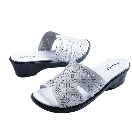 9070 Women Genuine Leather Sabot – Comfortable 3cm Heel Daily Shoes