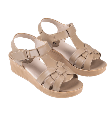 9030 Women Genuine Leather Sabot – Comfortable 3cm Heel Daily Shoes