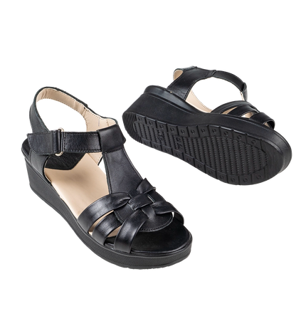 9030 Women Genuine Leather Sabot – Comfortable 3cm Heel Daily Shoes