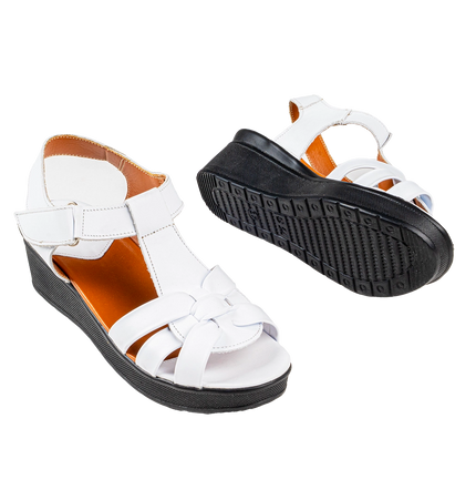 9030 Women Genuine Leather Sabot – Comfortable 3cm Heel Daily Shoes