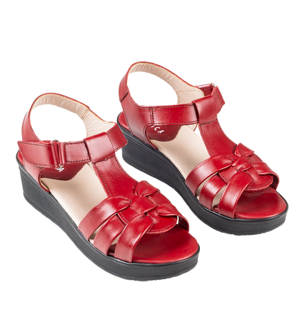 9030 Women Genuine Leather Sabot – Comfortable 3cm Heel Daily Shoes